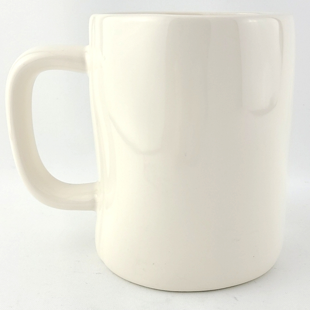 Rae Dunn Artisan by Magenta White Ceramic Mug Black Large Letters WANDER LUST - Picture 3 of 12